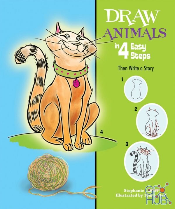 Draw Animals in 4 Easy Steps – Then Write a Story (EPUB)