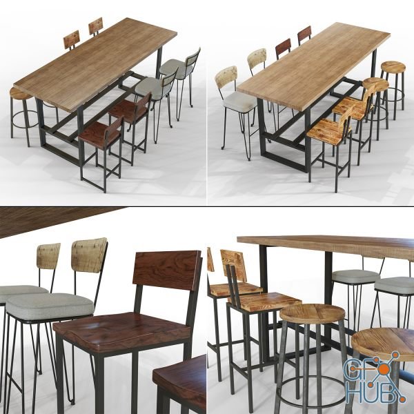 LOFT Style furniture SET 2