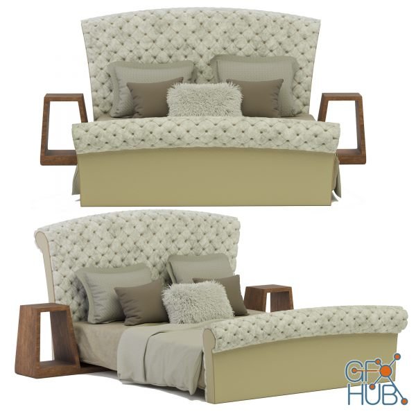 Roll top sleight bed
