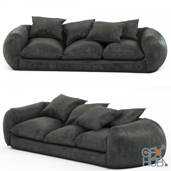 Sofa 02 (Vray, Corona)