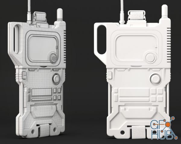 Gumroad – Hard Surface Modeling with Maya – Military Radio