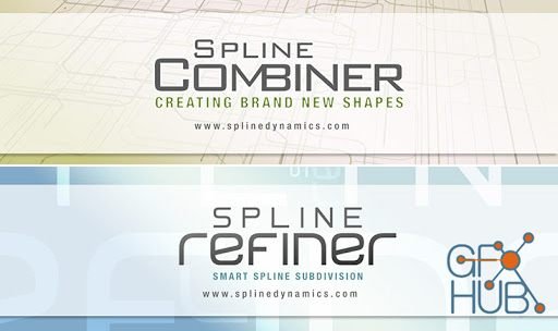 Spline Combiner & Spline Refiner for 3ds Max