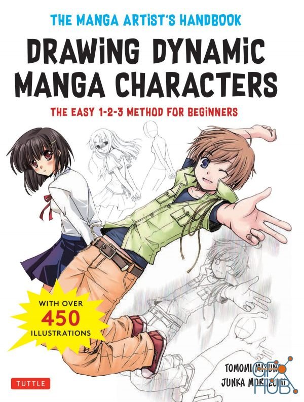 The Manga Artist's Handbook – Drawing Dynamic Manga Characters – The Easy 1-2-3 Method for Beginners (EPUB)