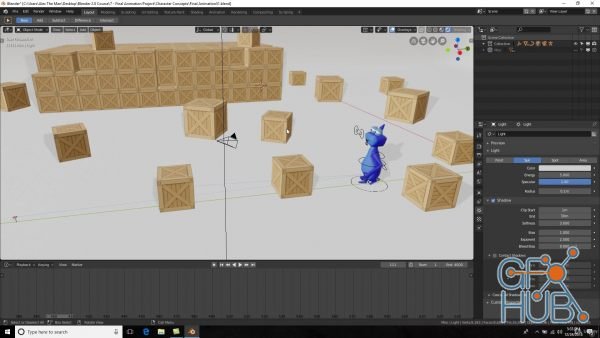 Udemy – Learn 3D Animation – The Ultimate NEW BLENDER 2.8 Course A-Z