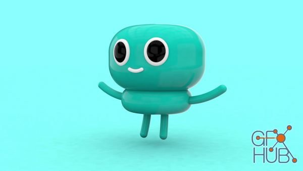 Skillshare – Modeling and Rendering a VERY EASY AND CUTE 3d character in Cinema 4D