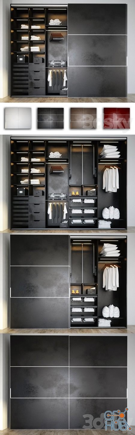 Wardrobe Mebelux Solido