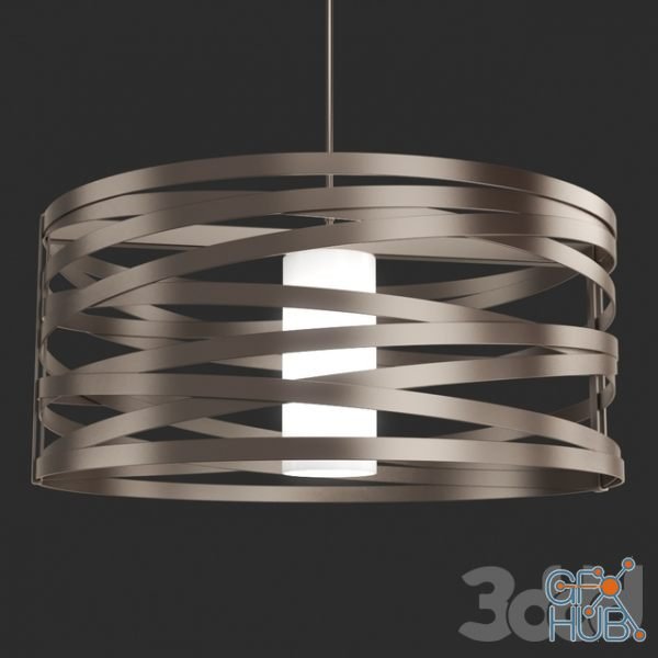 Tempest Drum Pendant by Hammerton Studio
