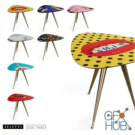 Side table by Seletti