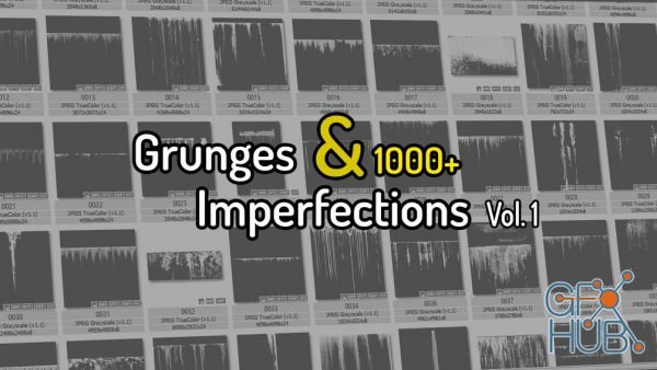 Gumroad – 100 Grunges & Imperfection Texture Pack Vol.1