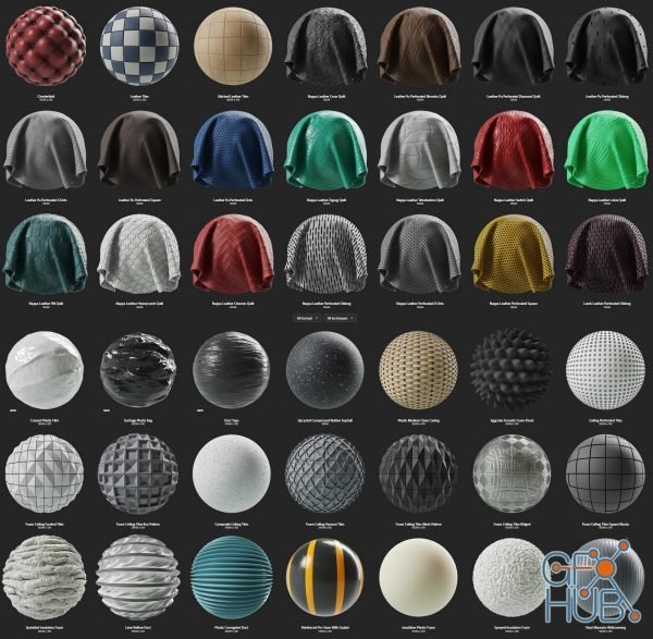 Substance Source – 194 Leather & 243 Plastic – Rubber Collection