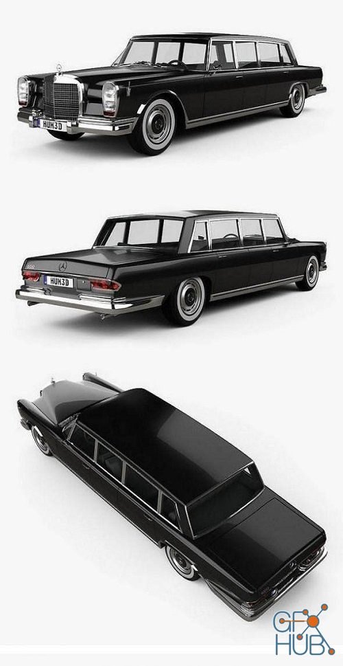 Mercedes-Benz 600 W100 Pullman 1964 HUM