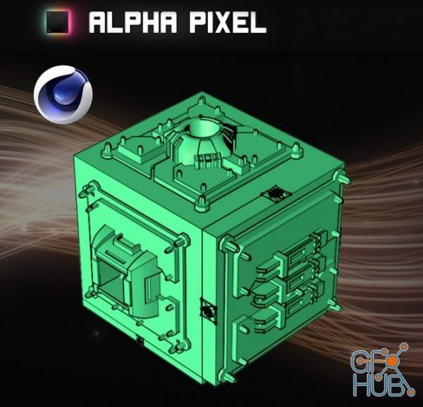 Alpha Pixel – Poly Greeble 1.01 for Cinema 4D