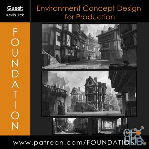 Gumroad – Foundation Patreon – Environment Concept Design for Production with Kevin Jick