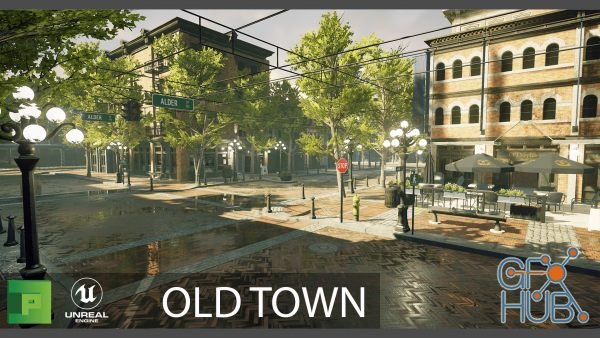 Unreal Engine Asset – Old Town v4.25.1