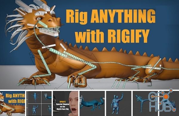 Blender Market – Rig Anything With Rigify – (Modules 1 and 2)