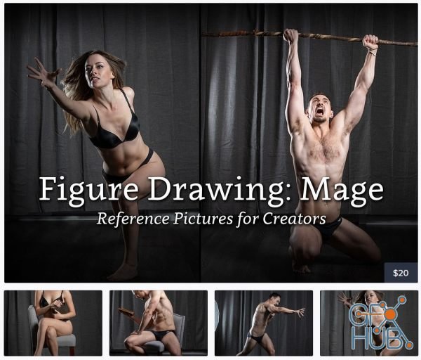 Cubebrush – Figure Drawing: Mage – Reference Pictures
