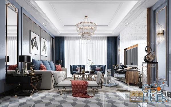 Living Room European Style 007