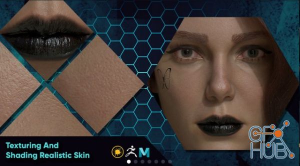 Gumroad – Texturing And Shading Realistic Skin In Maya Mari And Zbrush