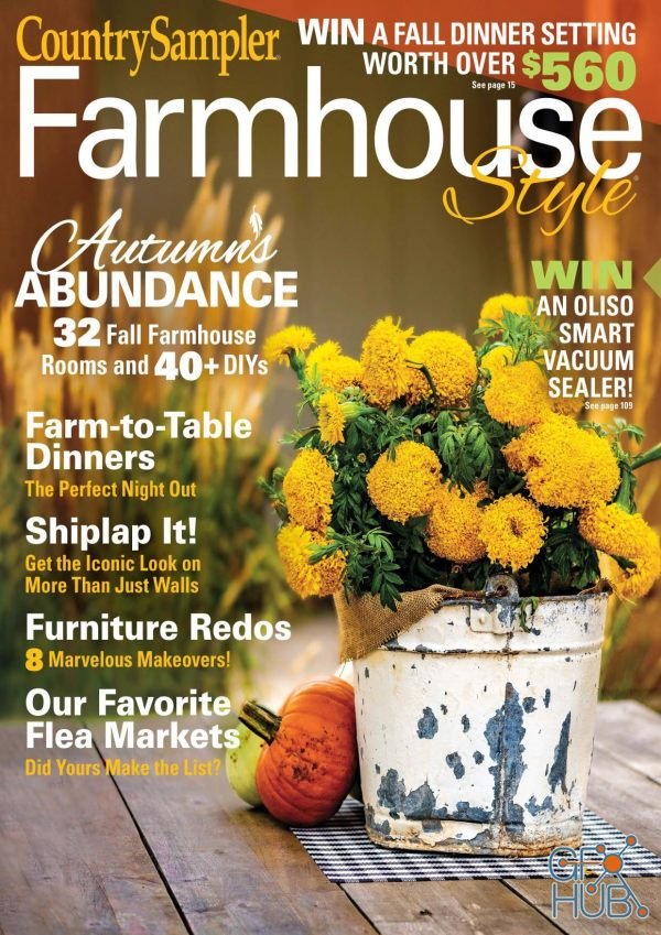Country Sampler Farmhouse Style Autumn 2020 (PDF) GFXHUB