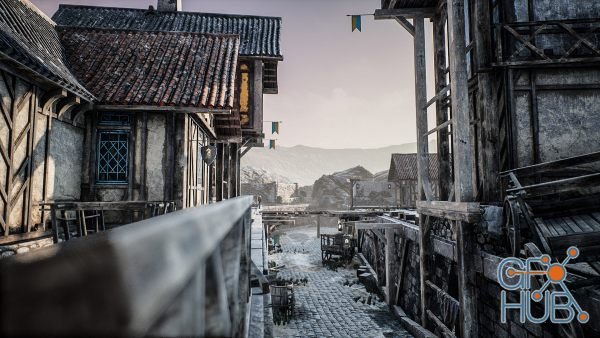 Unreal Engine Asset – Fantasy and Medieval Architecture Kit