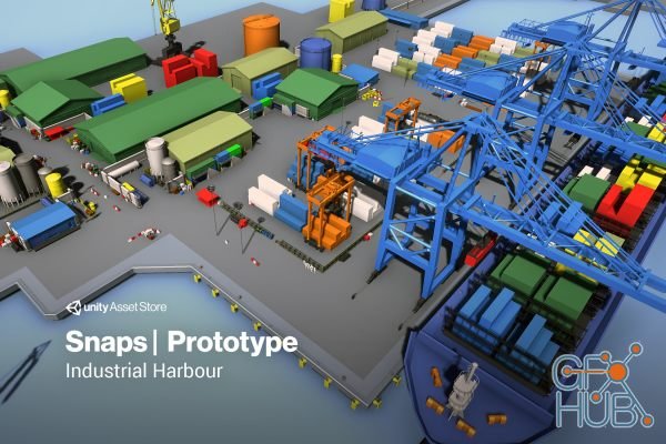 Unity Asset – Snaps Prototype | Industrial Harbour v1.0