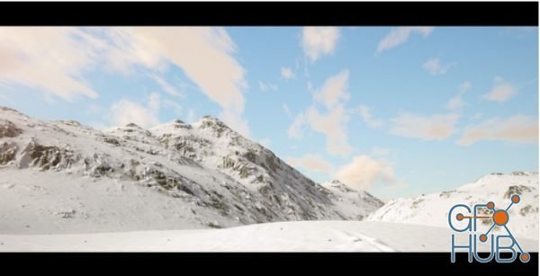 Patreon – Snow Mountain / Houdini / Redshift – Saul Espinosa