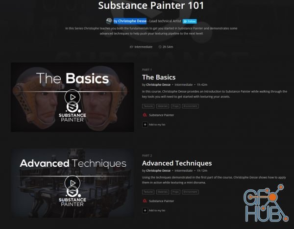 ArtStation – Substance Painter 101 (Part 1-2)