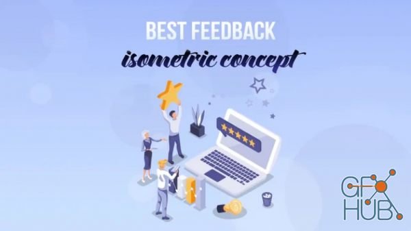 Motion Array – Best Feedback – Isometric Concept