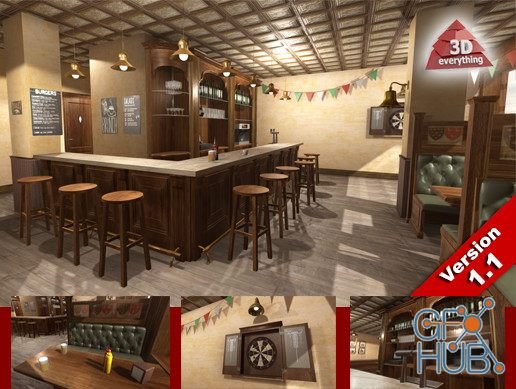 Unity Asset – Tavern Bar Interior v1.0