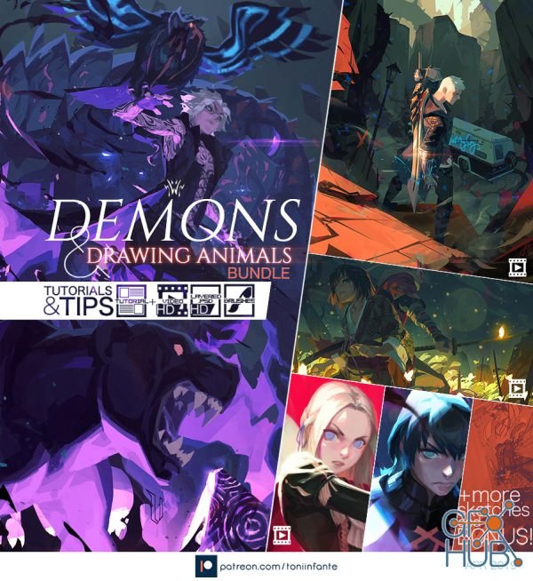 Gumroad – Demons & Drawing Animals BUNDLE