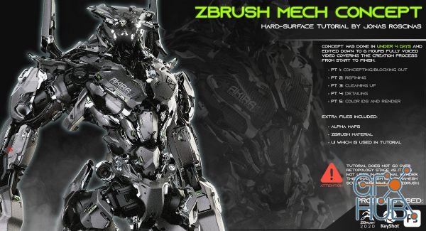 ArtStation – Zbrush Mech Concept