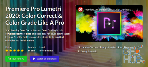 Cinecom – Premiere Pro Lumetri 2020: Color Correct & Color Grade like a Pro
