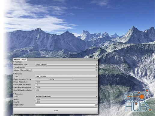 Unity Asset – Mesh to Terrain v2.1.5.1