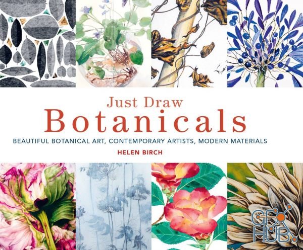 Just Draw Botanicals – Beautiful Botanical Art, Contemporary Artists, Modern Materials (EPUB)