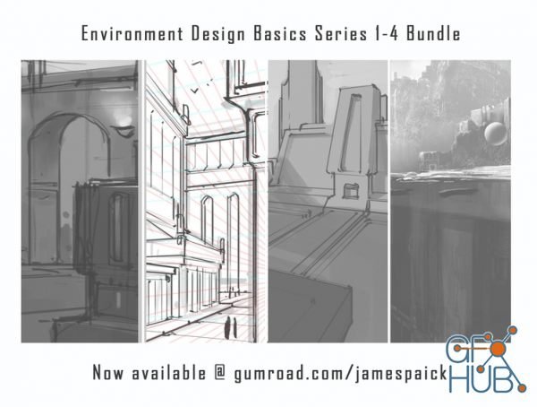 Gumroad – Environment Design Basics – Bundle Paick Series 1 – 4! (ENG/RUS)