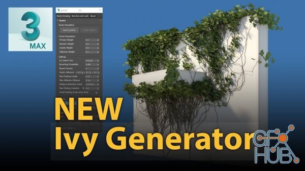 Gtools Ivy Generator v0.75 for 3ds Max 2018-2021 Win
