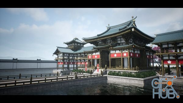 Unreal Engine Asset – Modular Japanese Temple