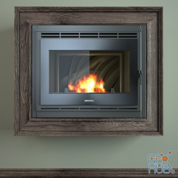 French fireplace insert Tertio 74
