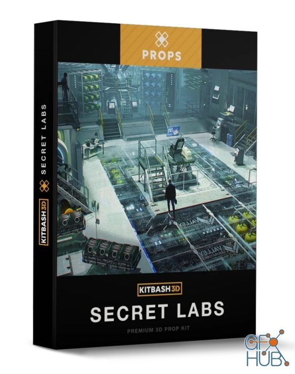 Kitbash3D – Props: Secret Labs (FULL)