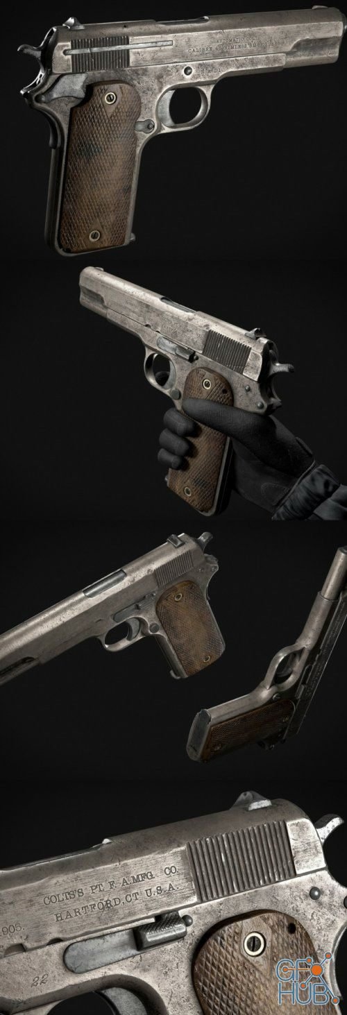 Colt Model 1909 Prototype Pistol PBR