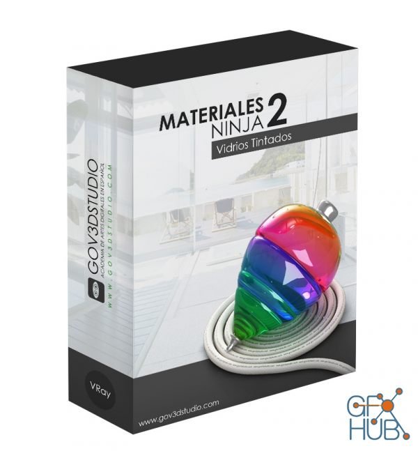 Materiales Ninja 02 – Vray Tinted Glass Materials for 3ds Max