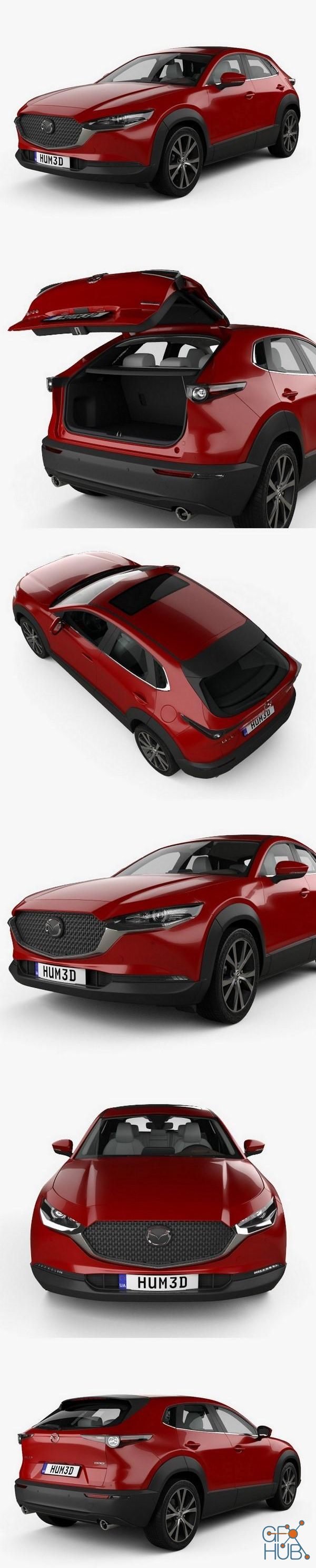 Car Mazda CX-30 with HQ interior 2020