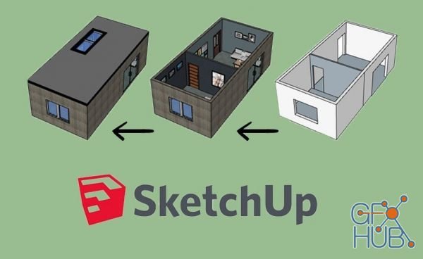 Skillshare – Sketchup – Architecture & Interior Design with a Project