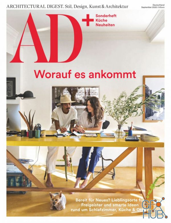 AD Architectural Digest Germany – September 2020 (True PDF)