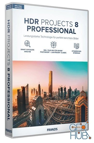 Franzis HDR projects 8 professional 8.32.03590 Win/Mac x64