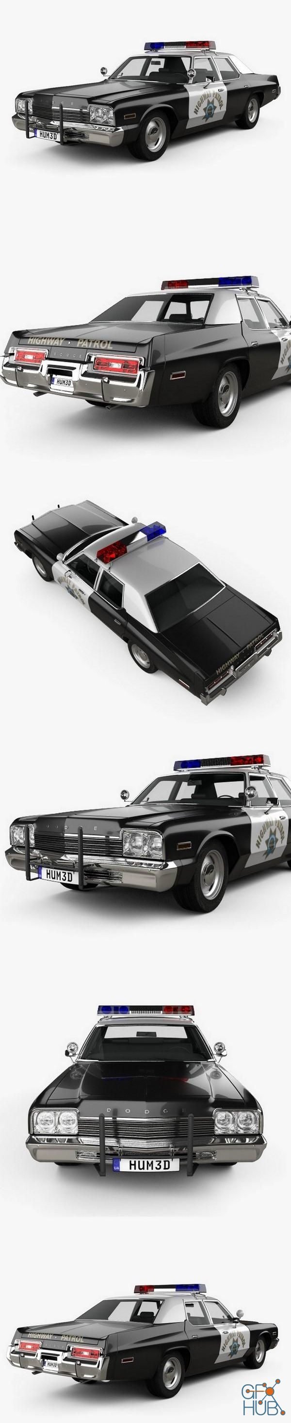 Dodge Monaco Police 1974 car