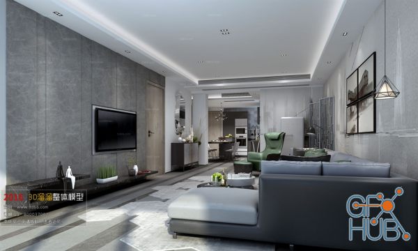Living room space A059