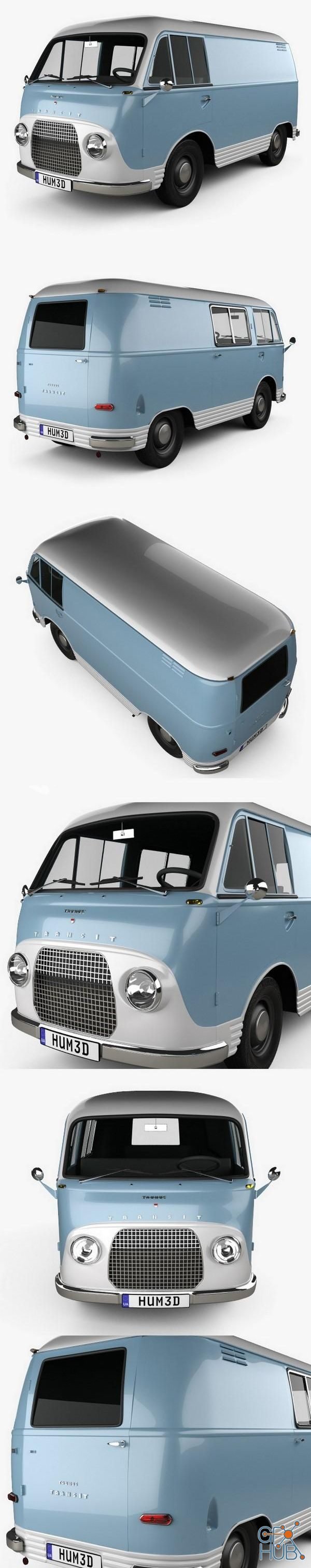 Hum 3D Ford Taunus Transit FK1250 1963