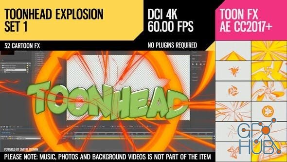 Videohive – Toonhead (Explosion FX Set 1)