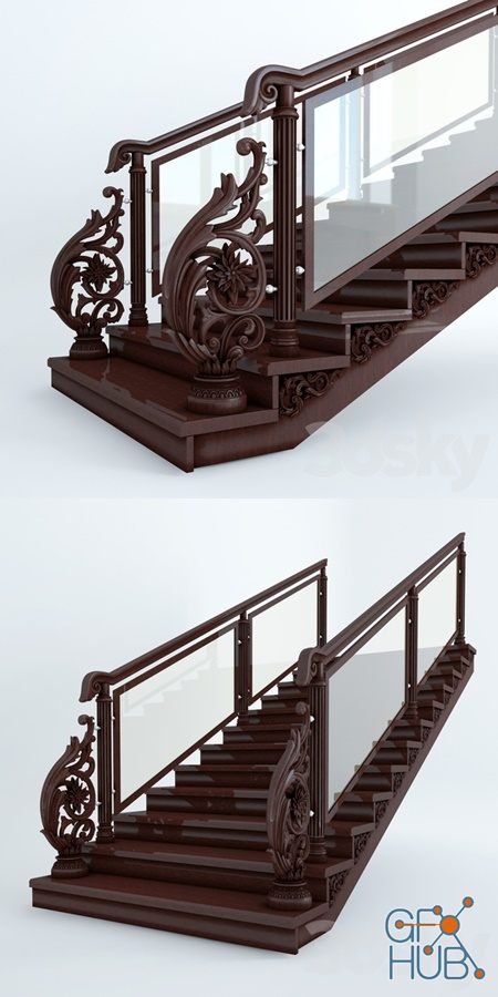 Wooden Stairs 2525
